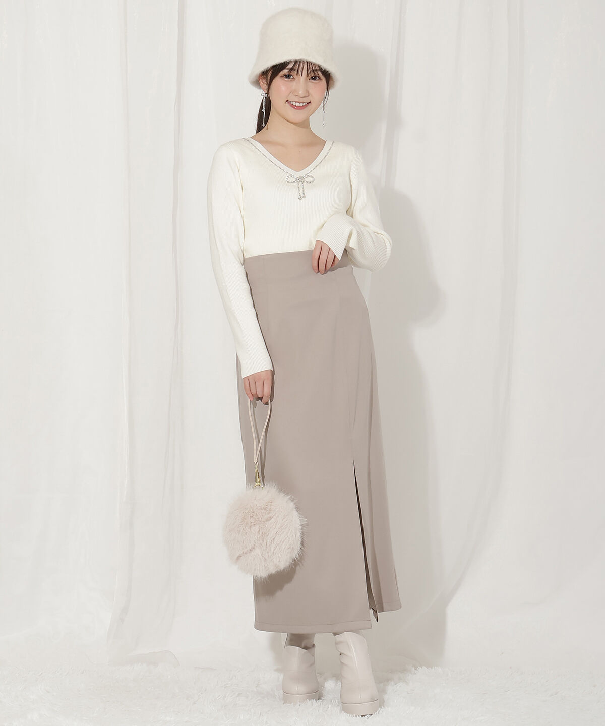 WILLSELECTION「チュールフリルジャンスカ」|ジャンパースカート|