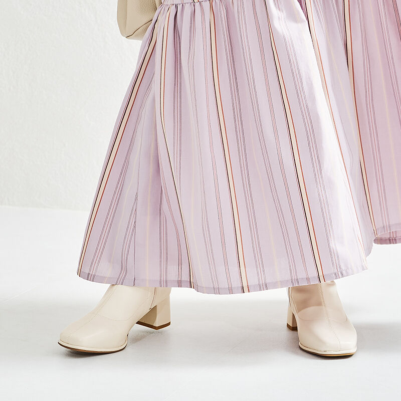 ORiental TRaffic「オーバースクエアトゥストレッチブーツ/21416」|ショートブーツ|