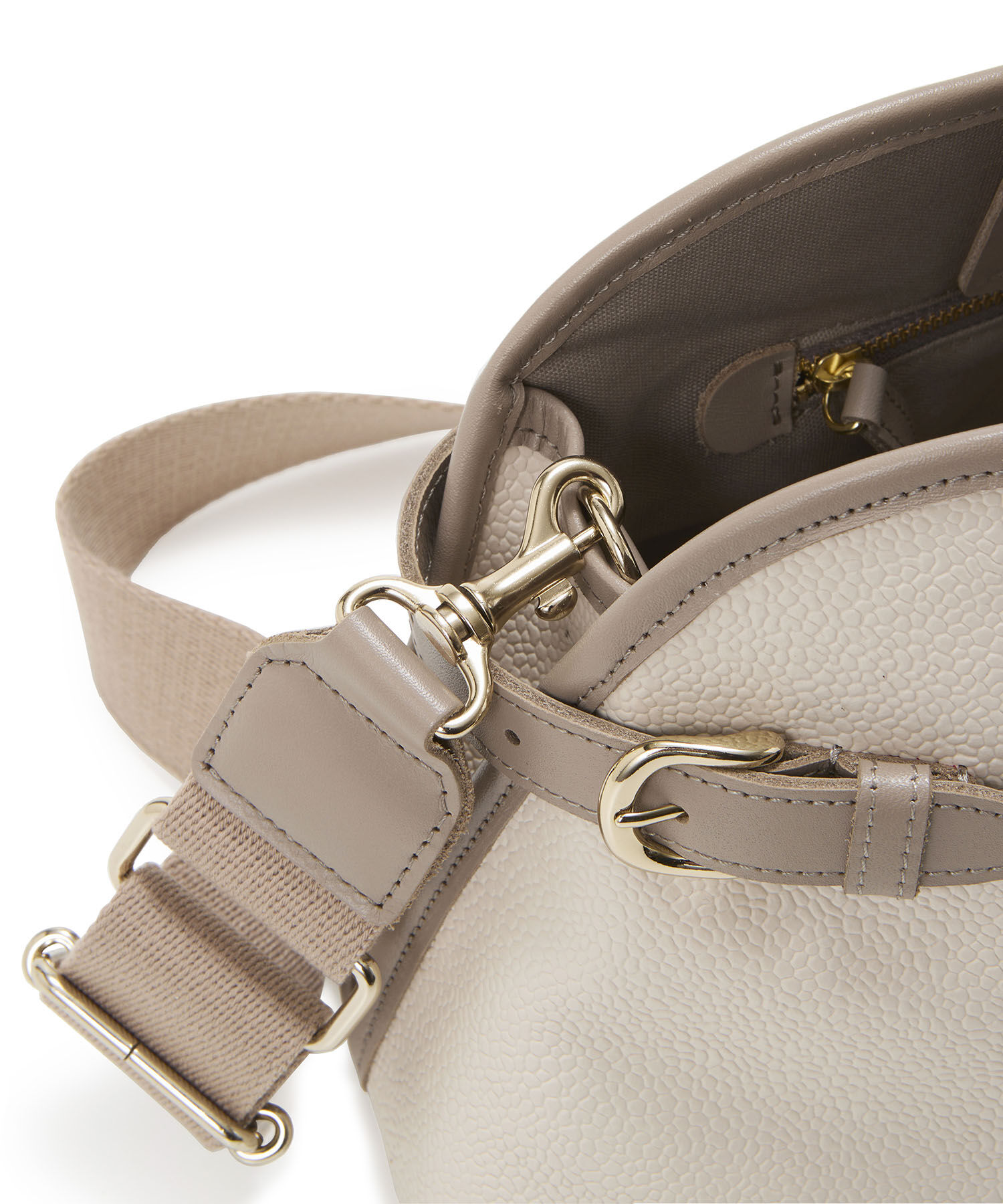 TOPKAPI BREATH「【Breath TOPKAPI】SCOTCH GRAIN スコッチグレイン ベルトデザイン ショルダー付き ミニトート バッグ」|トートバッグ|