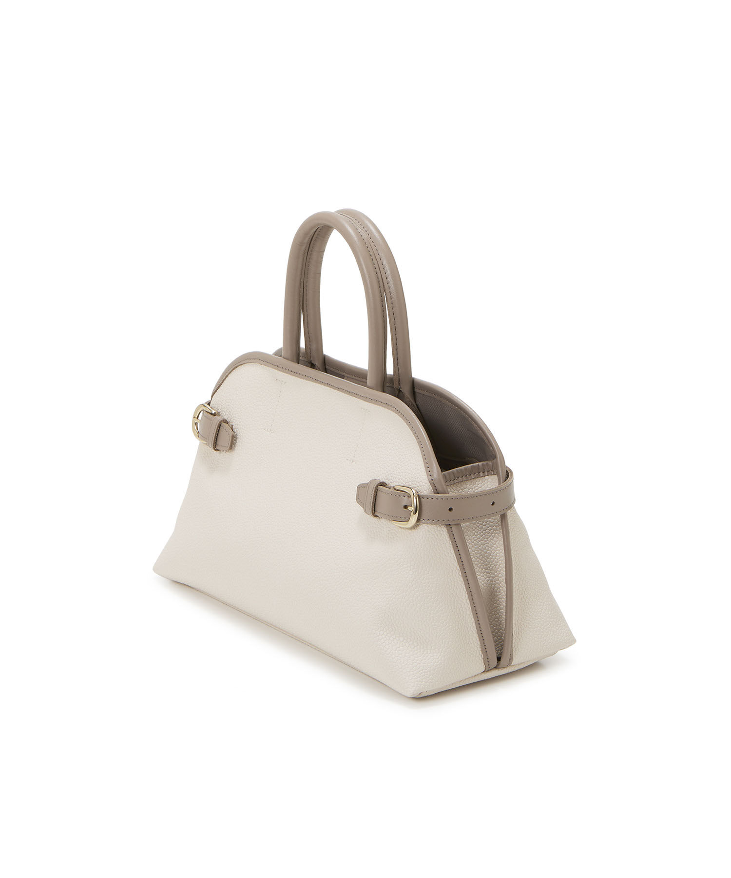 TOPKAPI BREATH「【Breath TOPKAPI】SCOTCH GRAIN スコッチグレイン ベルトデザイン ショルダー付き ミニトート バッグ」|トートバッグ|