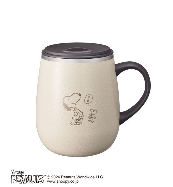 BRUNO「PEANUTS 蓋つきステンレスマグ tall」|グラス・マグカップ|