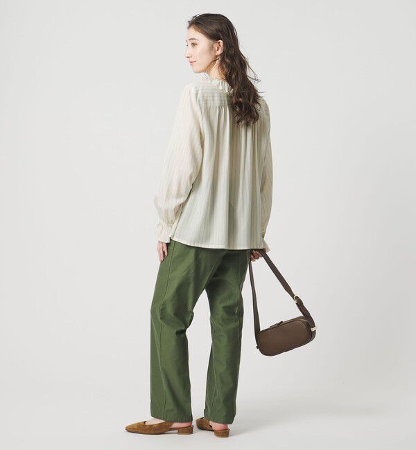 UNITED ARROWS「フリルカラー 2WAY ブラウス ‐ウォッシャブル‐」|シャツ・ブラウス|