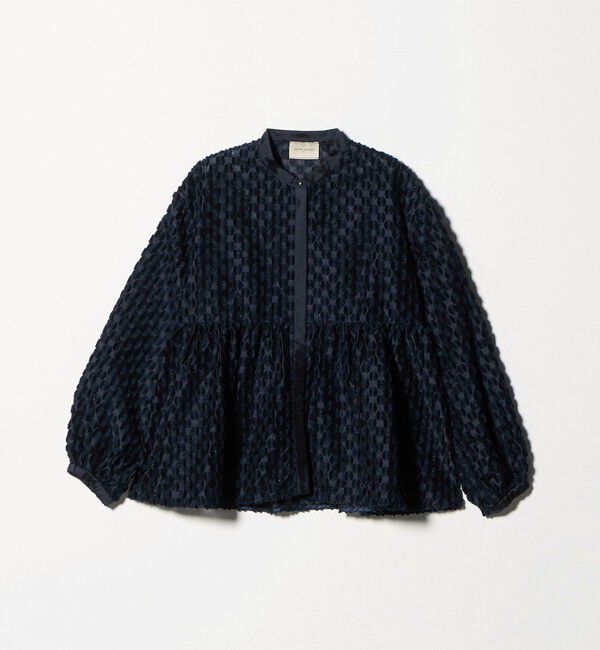 UNITED ARROWS「ラメ ドットジャガード ブラウス」|シャツ・ブラウス|