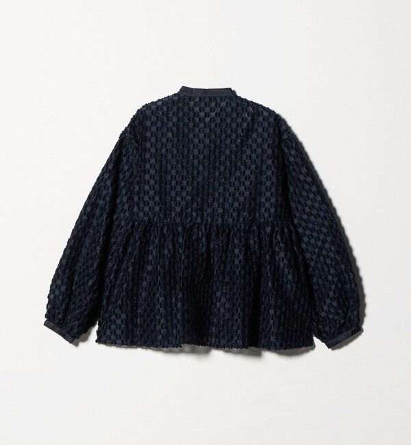 UNITED ARROWS「ラメ ドットジャガード ブラウス」|シャツ・ブラウス|
