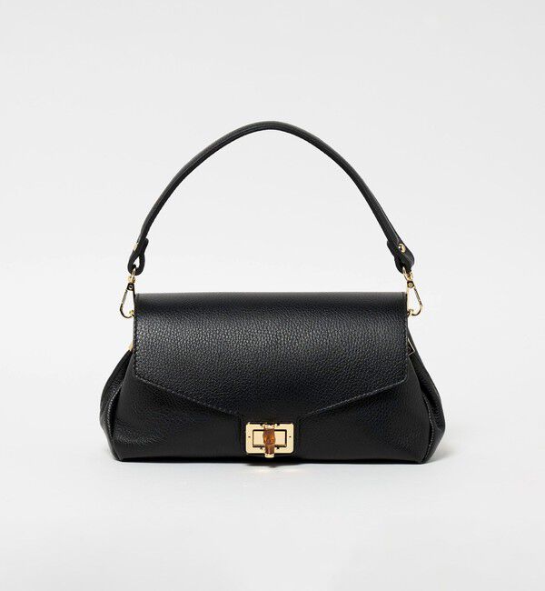 UNITED ARROWS green label relaxing「＜MARCO BIANCHINI＞フラップバッグ」|ショルダー・メッセンジャー|BLACK