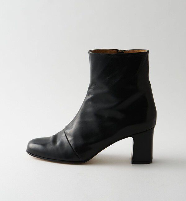 STEVEN ALAN「＜Steven Alan＞レザー ショート ブーツ」|ショートブーツ|BLACK