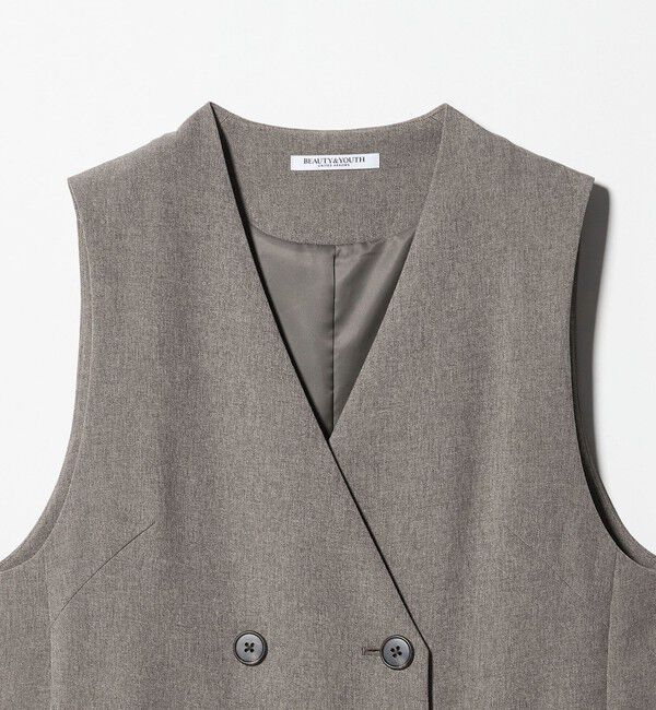 BEAUTY&YOUTH UNITED ARROWS「ポリエステルブレンド ジレ&ジャンパースカート 2WAY」|ワンピース|