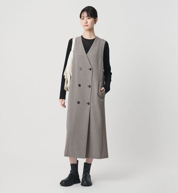 BEAUTY&YOUTH UNITED ARROWS「ポリエステルブレンド ジレ&ジャンパースカート 2WAY」|ワンピース|