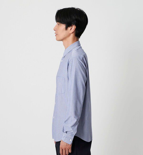 BEAUTY&YOUTH UNITED ARROWS「クイック ストレッチ ストライプ レギュラー シャツ SLIM型」|シャツ・ブラウス|