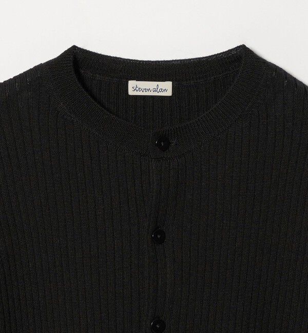 STEVEN ALAN「＜Steven Alan＞ウール リブ カーディガン」|カーディガン|