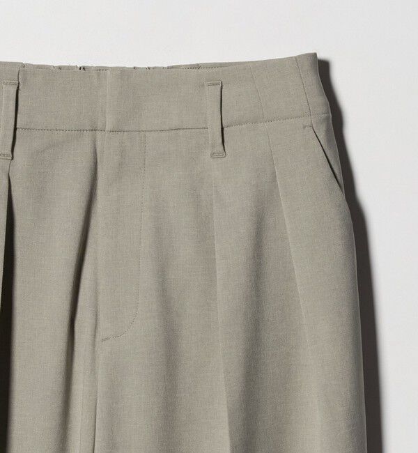 BEAUTY&YOUTH UNITED ARROWS「2タックテーパードパンツ 吸水速乾 防シワ UV」|スラックス|