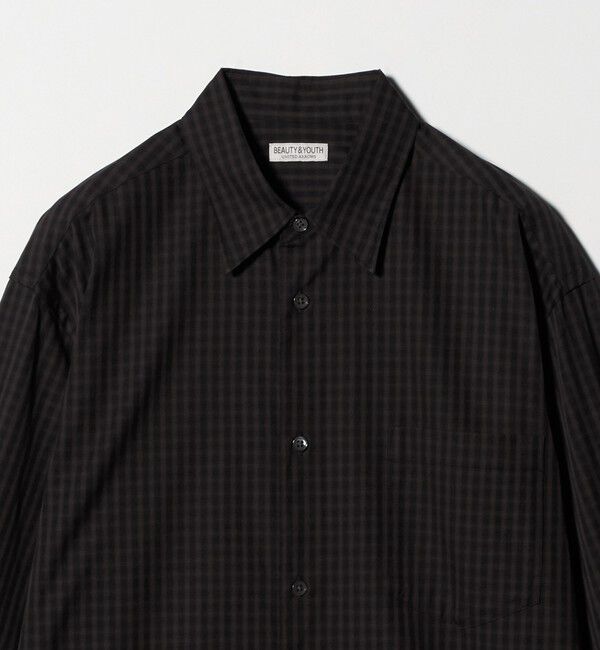 BEAUTY&YOUTH UNITED ARROWS「MUTED ギンガムチェック レギュラーシャツ FORM型」|シャツ・ブラウス|