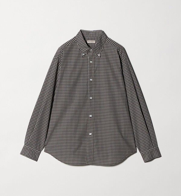 BEAUTY&YOUTH UNITED ARROWS「ミニチェック ボタンダウン シャツ FORM型」|シャツ・ブラウス|