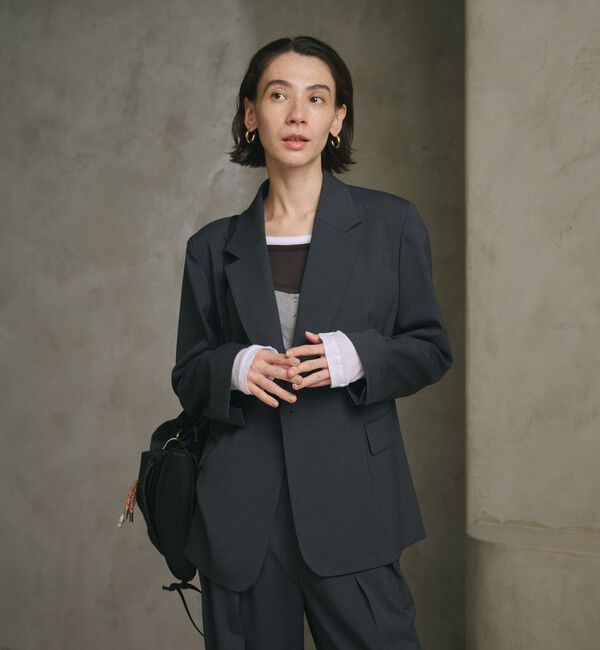 BEAUTY&YOUTH UNITED ARROWS「2ボタン ダブルジャケット 吸水速乾 防シワ UV」|テーラードジャケット|