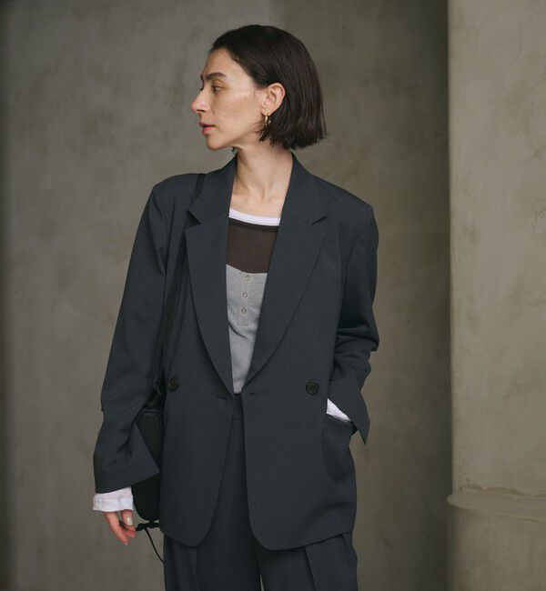 BEAUTY&YOUTH UNITED ARROWS「2ボタン ダブルジャケット 吸水速乾 防シワ UV」|テーラードジャケット|