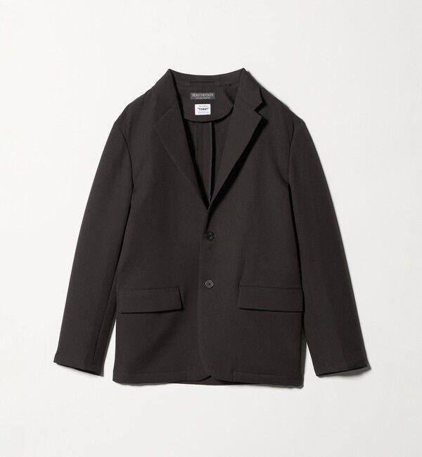 BEAUTY&YOUTH UNITED ARROWS「東レ/TORAY ワルツ コンフォート ジャケット セットアップ対応 ヨコストレッチ ウォッシャブル」|テーラードジャケット|DK.BROWN