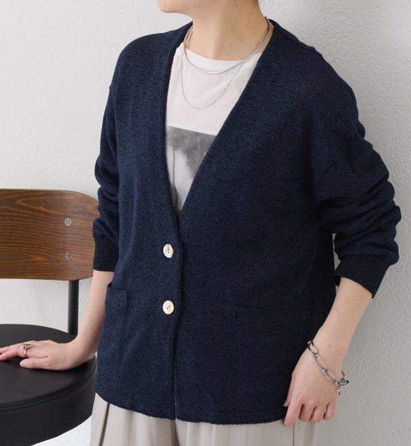  「コットン混カーディガン」|ニット・セーター|