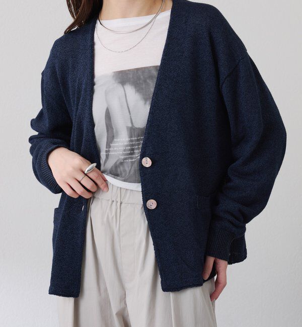 「コットン混カーディガン」|ニット・セーター|