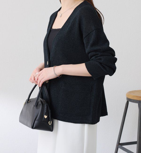  「コットン混カーディガン」|ニット・セーター|