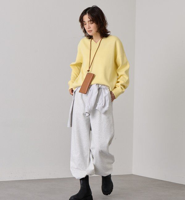  「予約【A・MONN.:.(アモン)】Vネックニットプルオーバー」|ニット・セーター|