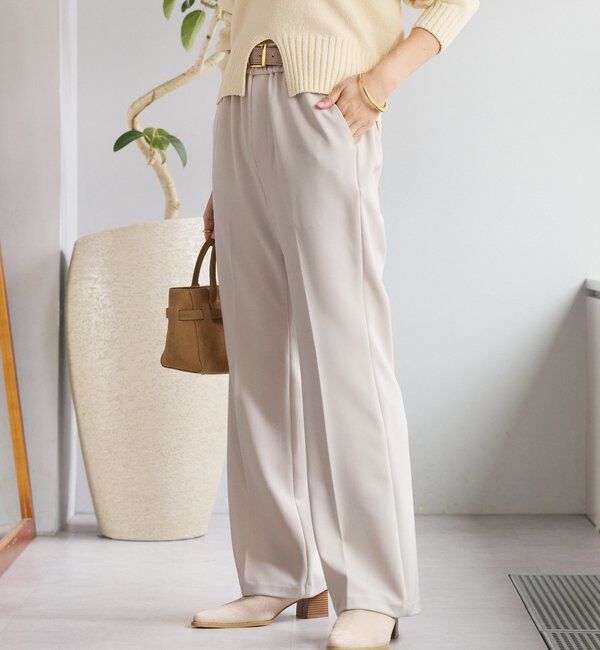  「予約【褒められシルエット】イージーフレアパンツ」|チノ|