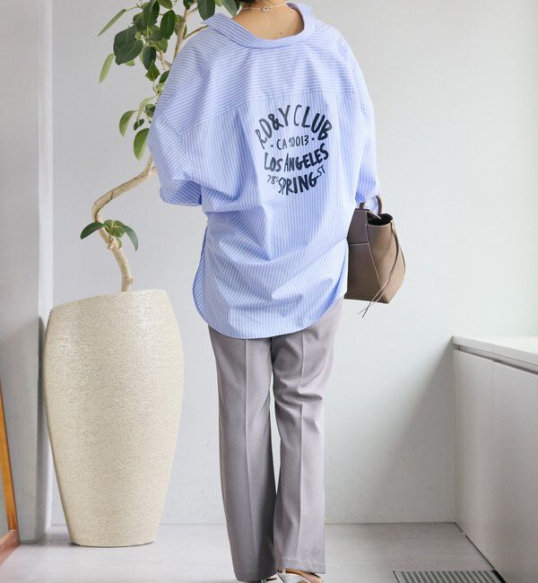  「予約【褒められシルエット】イージーフレアパンツ」|チノ|