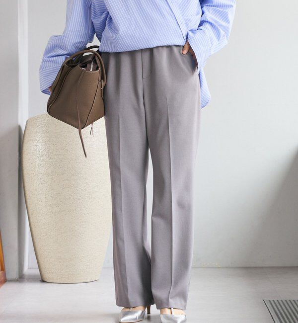  「予約【褒められシルエット】イージーフレアパンツ」|チノ|