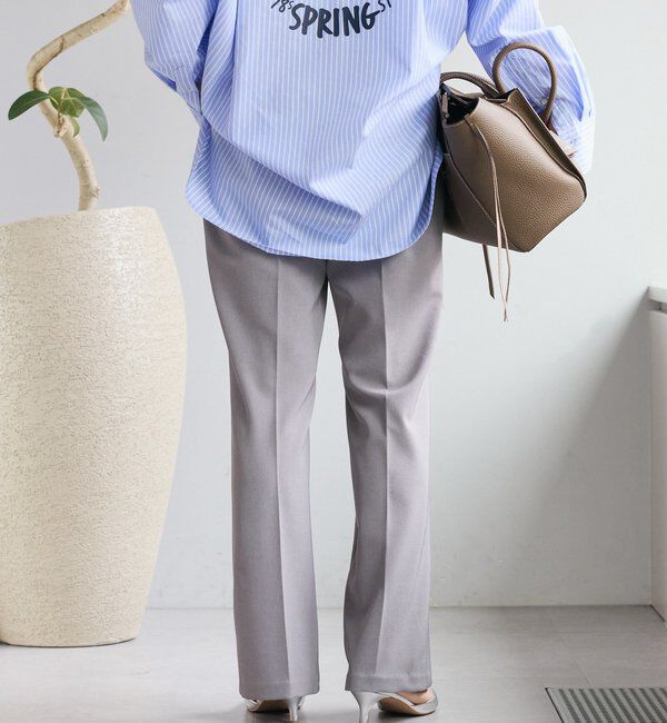  「予約【褒められシルエット】イージーフレアパンツ」|チノ|