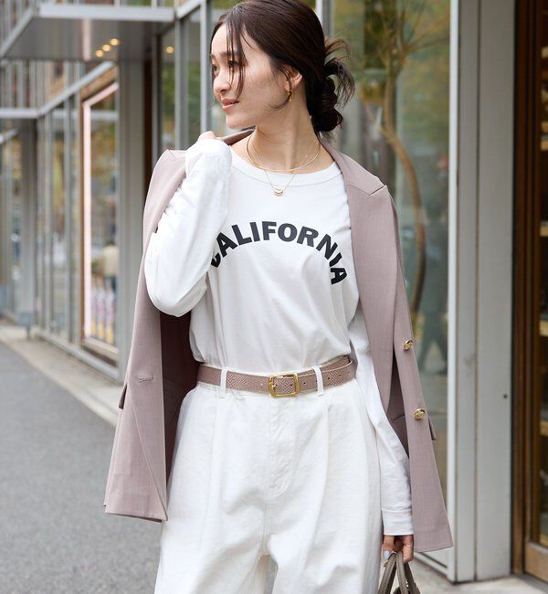  「予約【着るだけでサマになる】CALIFORNIAロンTee」|Tシャツ・カットソー|