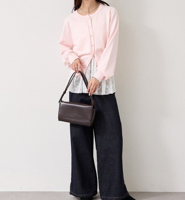  「チャーム付きデイリーカーディガン」|カーディガン|