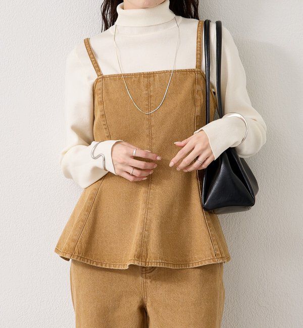  「ペプラムデニムビスチェ」|シャツ・ブラウス|