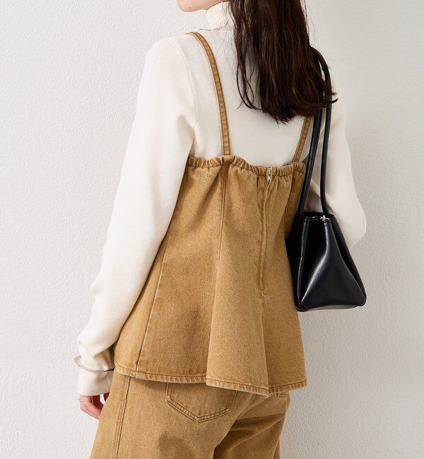  「ペプラムデニムビスチェ」|シャツ・ブラウス|