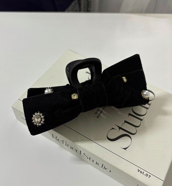  「〈GOLDY/ゴールディ〉ベロアリボンビジューバンス」|リング|