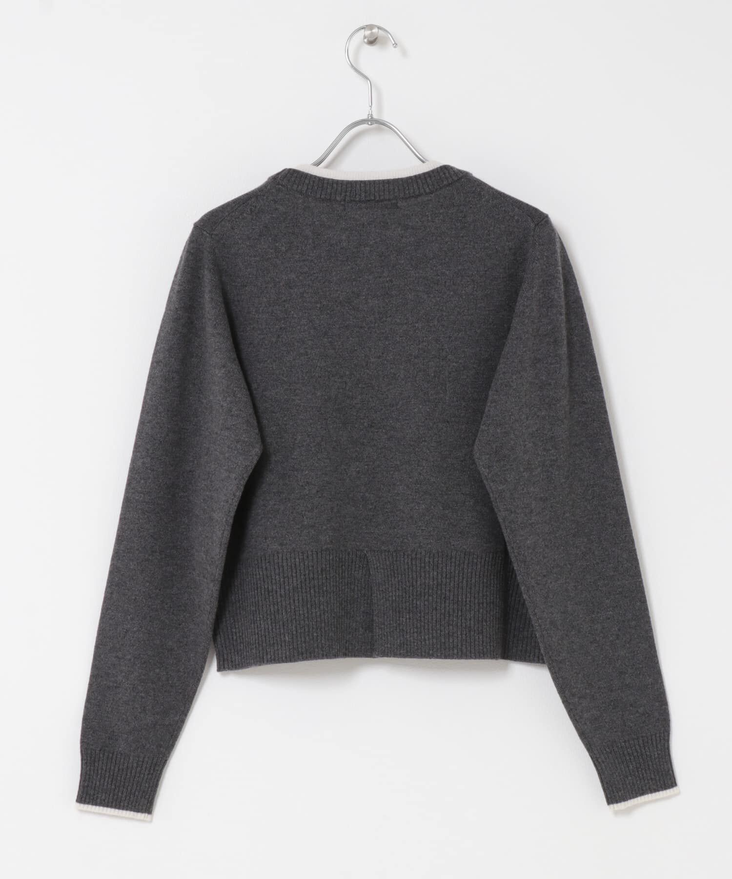 URBAN RESEARCH ROSSO「カシミヤ混バイカラーコンパクトニット」|ニット・セーター|