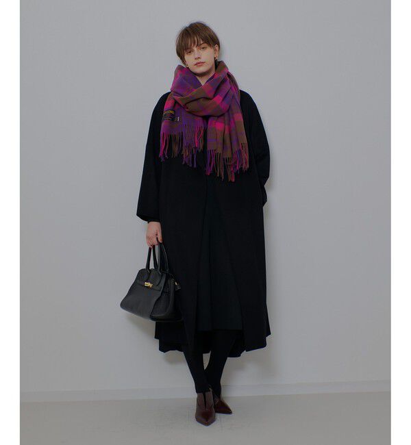 allureville「カシミヤビーバーコート」|ダッフルコート|ブラック