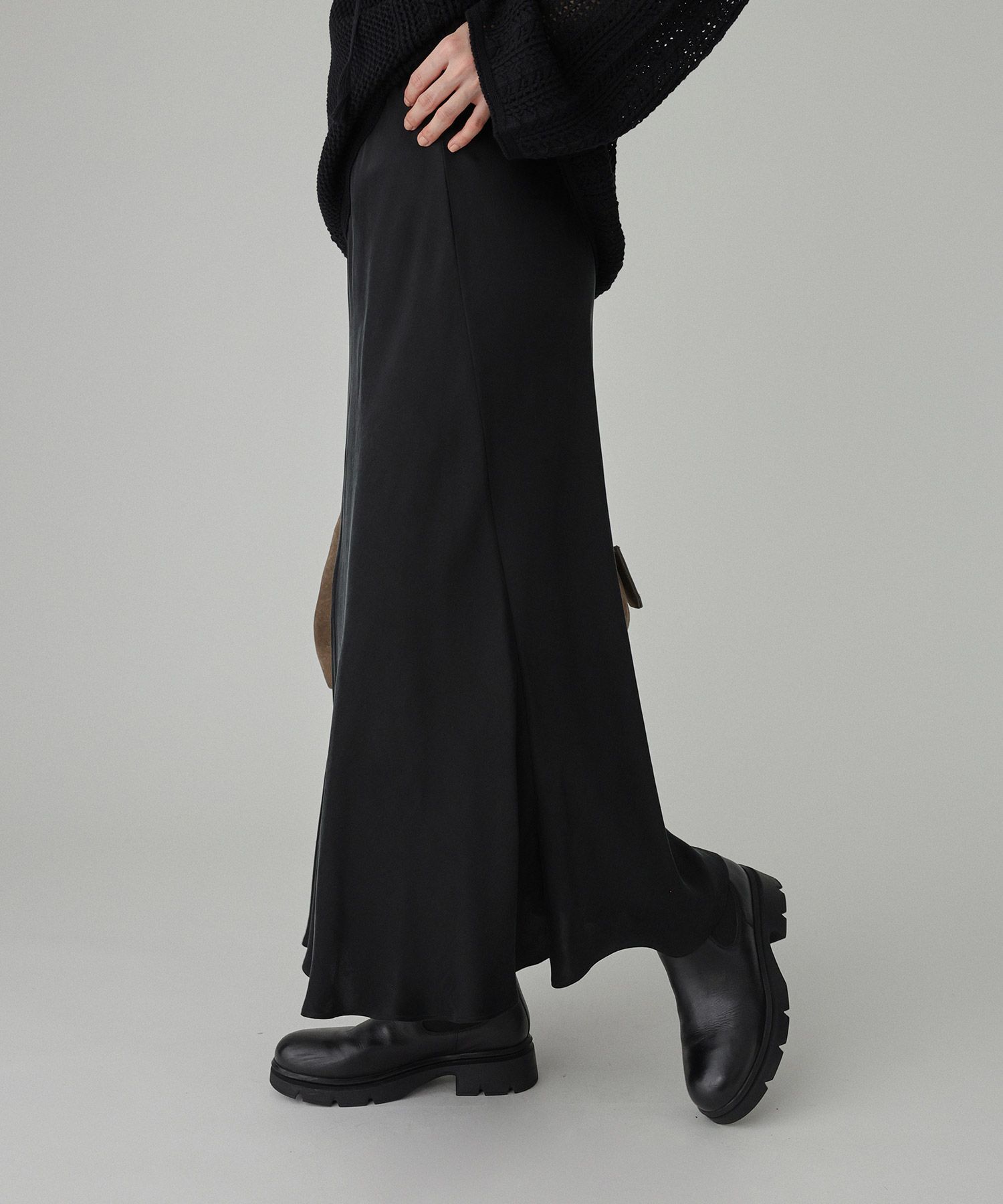 BABYLONE「フィブリルサテンスカート」|スカート|