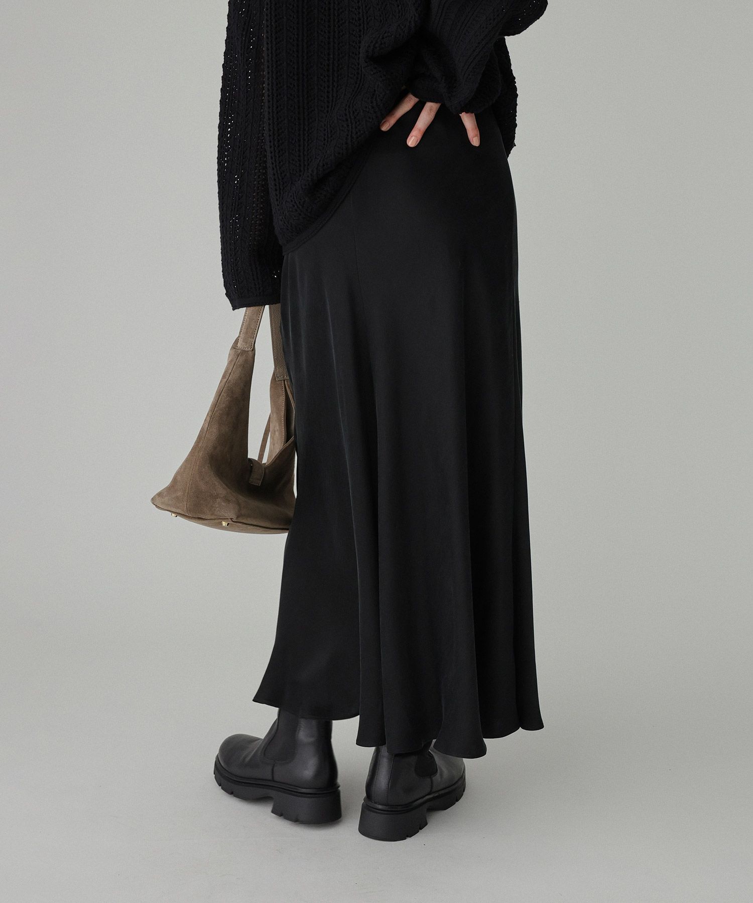 BABYLONE「フィブリルサテンスカート」|スカート|