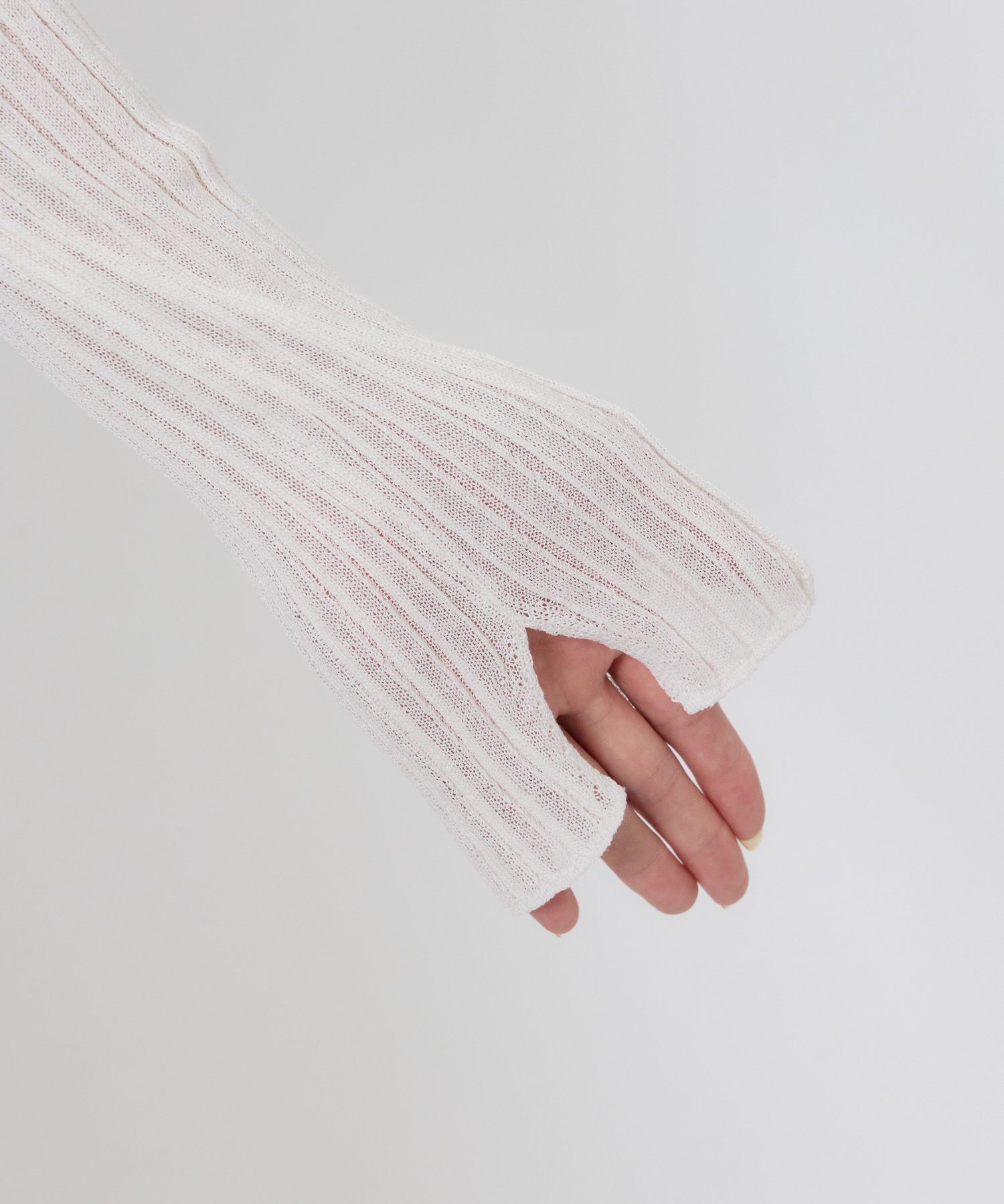 BABYLONE「2wayシアーリブニット」|ニット・セーター|