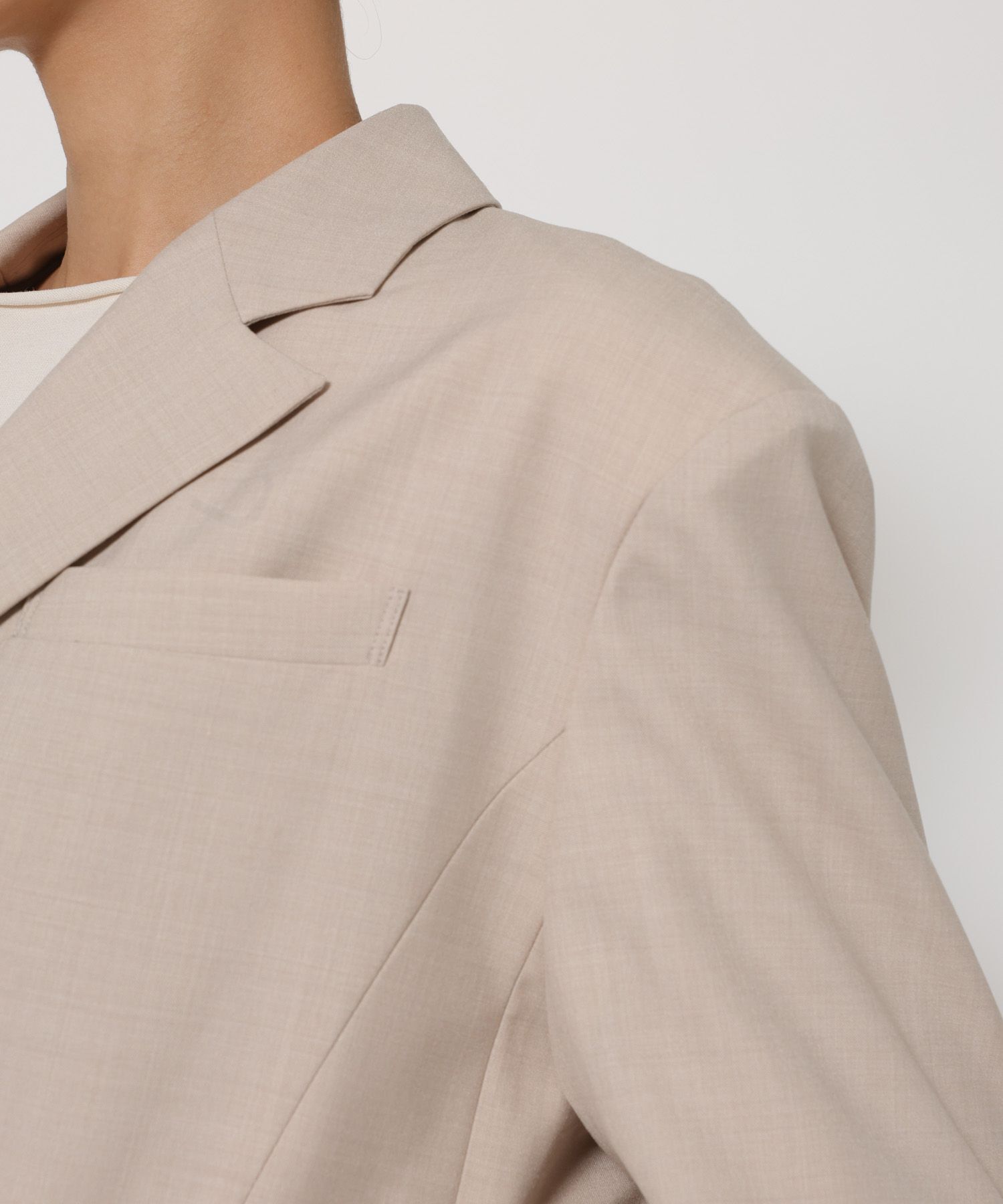 BABYLONE「オーバーシングルジャケット」|テーラードジャケット|