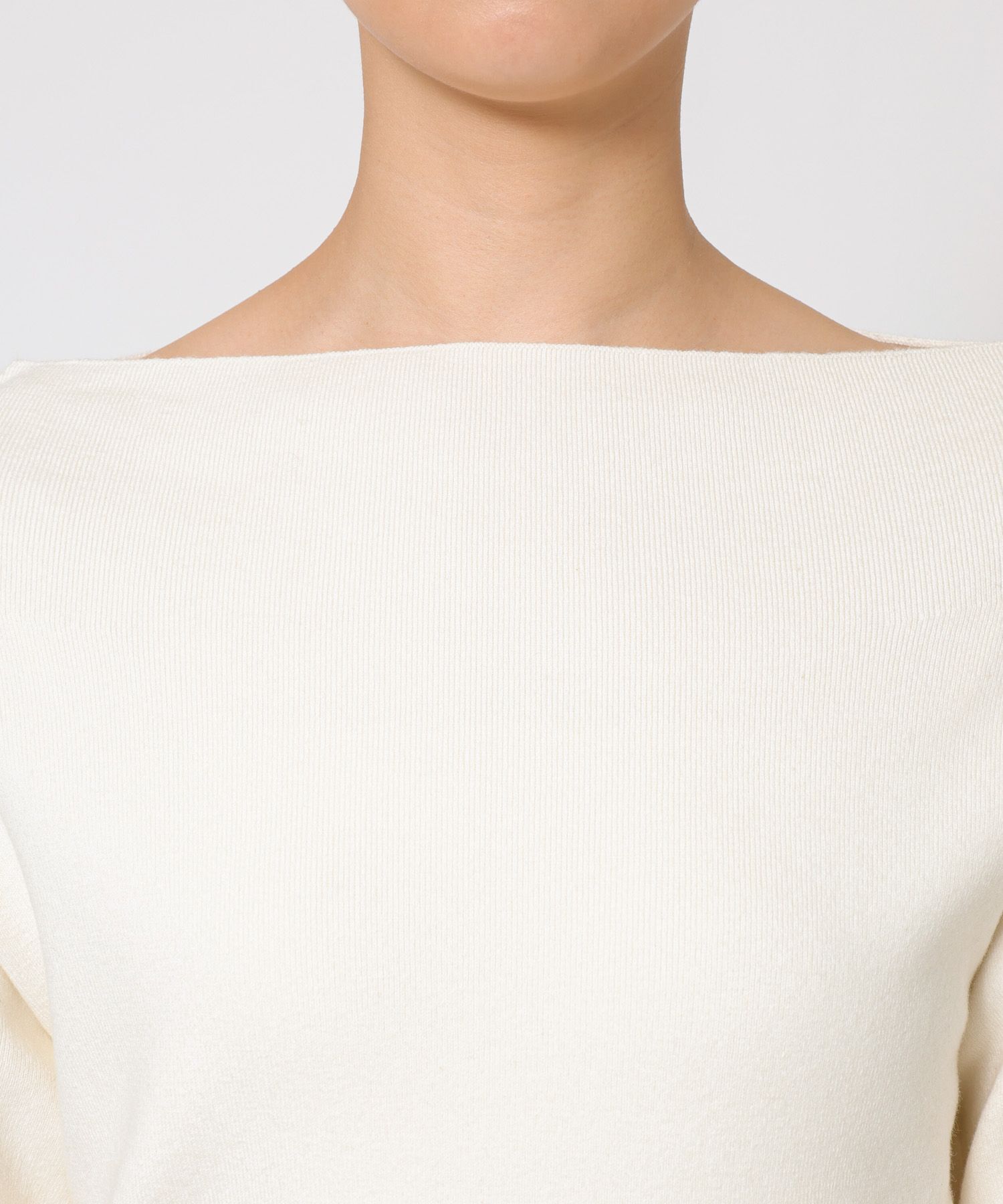 BABYLONE「COWOオフショルプルオーバー」|ニット・セーター|