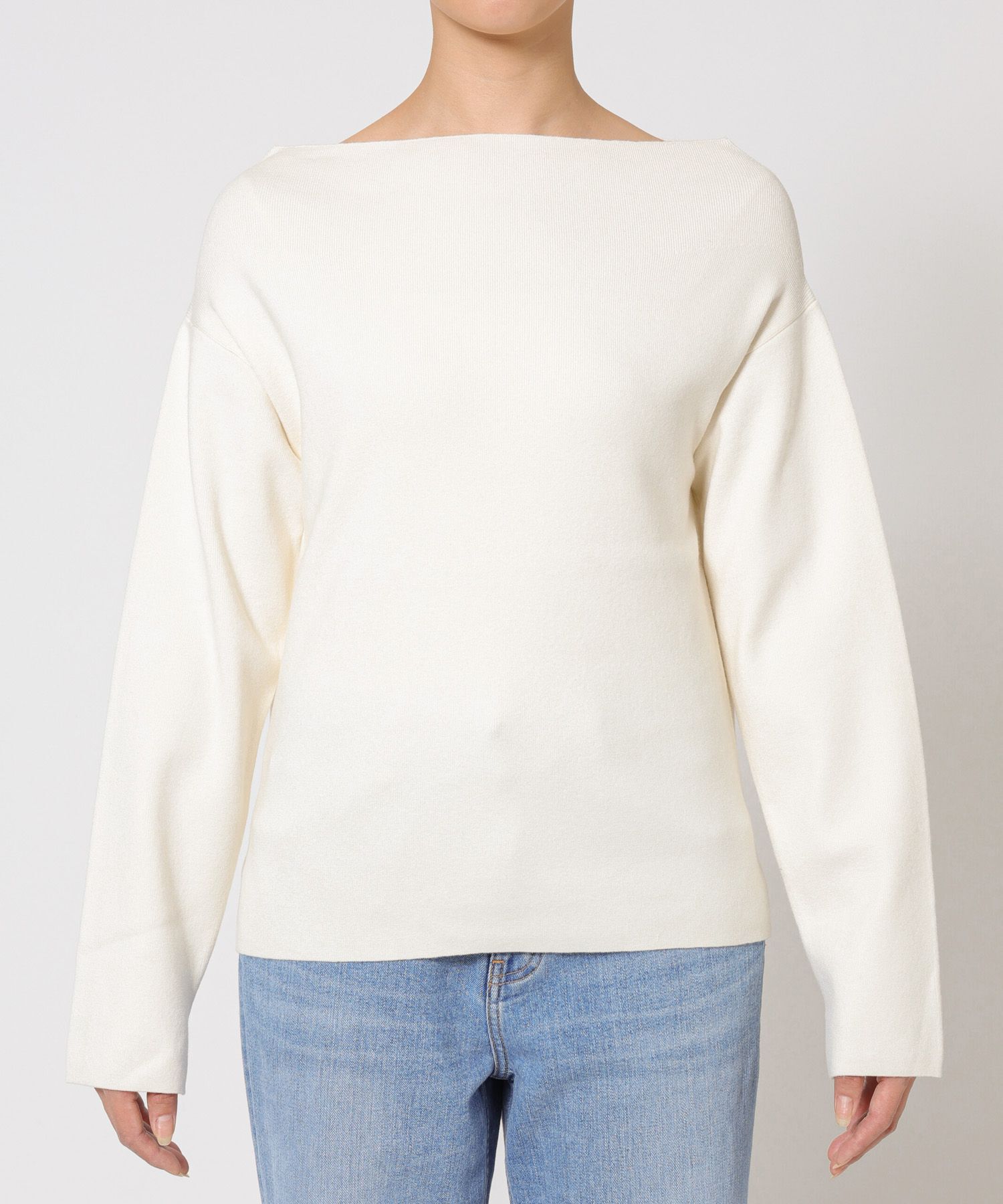 BABYLONE「COWOオフショルプルオーバー」|ニット・セーター|