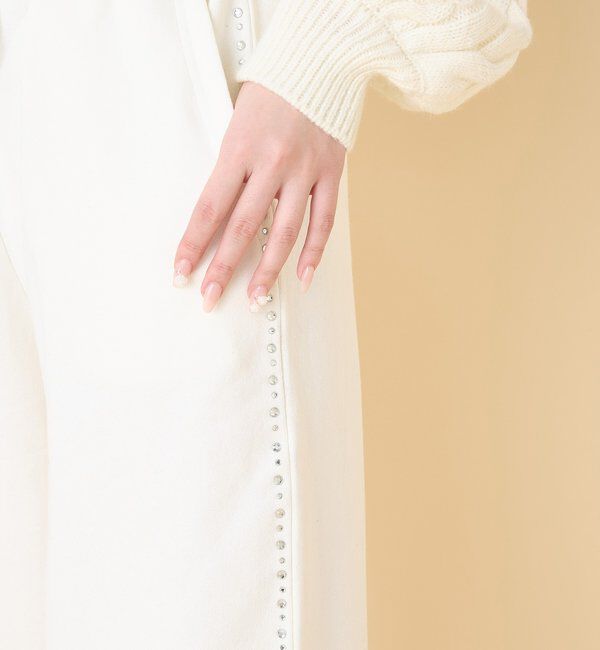  「サイドビジューカットパンツ」|その他|