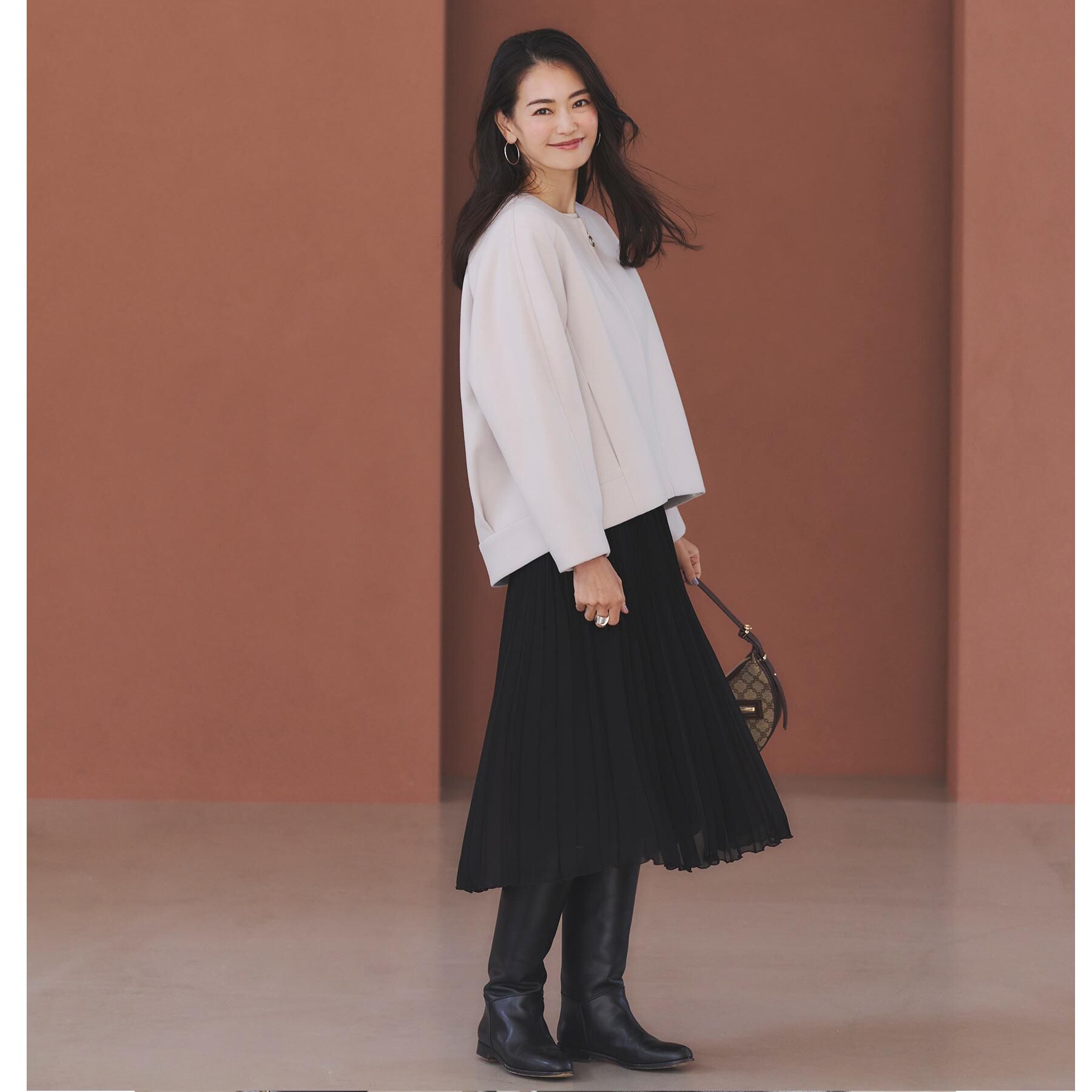 Reflect「【フォーマル／入卒】シフォンジョーゼットプリーツスカート」|スカート|