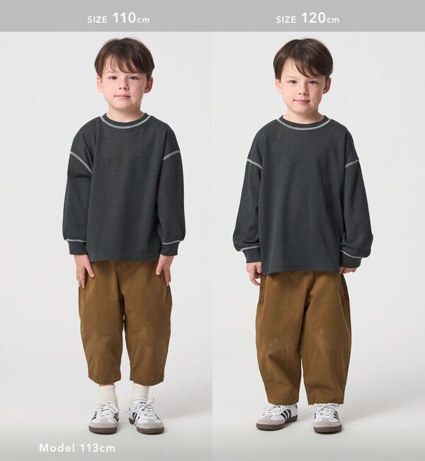 UNITED ARROWS green label relaxing「ハニカム 配色 プルオーバー / キッズ  100cm-160cm」|Tシャツ・カットソー|