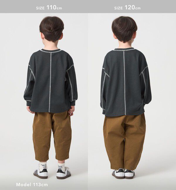 UNITED ARROWS green label relaxing「ハニカム 配色 プルオーバー / キッズ  100cm-160cm」|Tシャツ・カットソー|