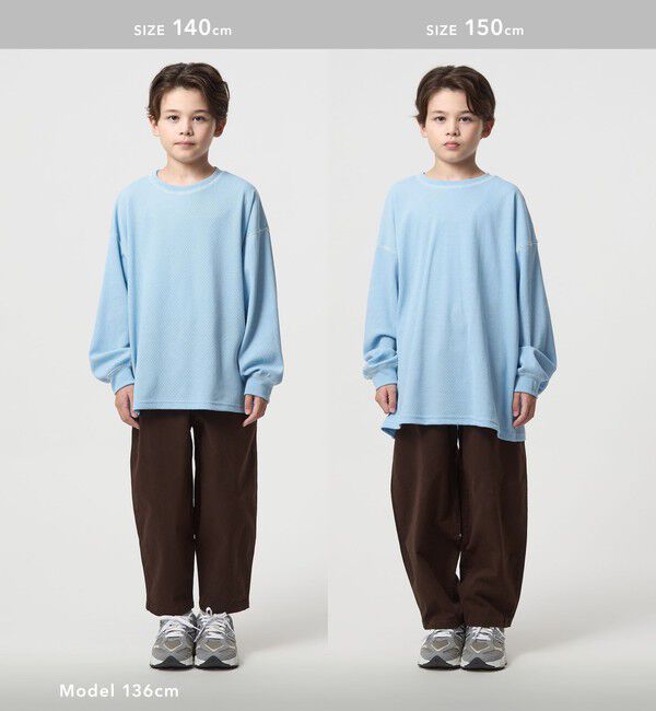 UNITED ARROWS green label relaxing「ハニカム 配色 プルオーバー / キッズ  100cm-160cm」|Tシャツ・カットソー|