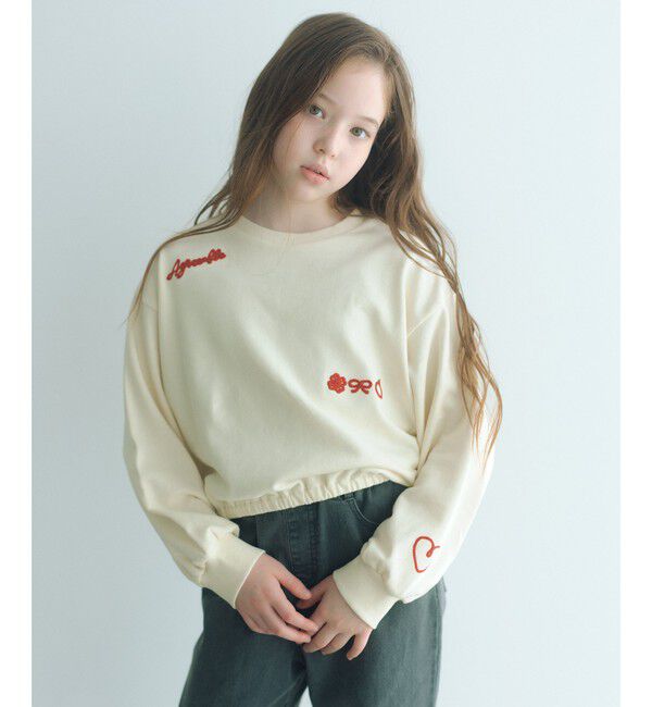 UNITED ARROWS green label relaxing「チェーンステッチ 裏毛プルオーバー / トレーナー100cm-160cm」|Tシャツ・カットソー|