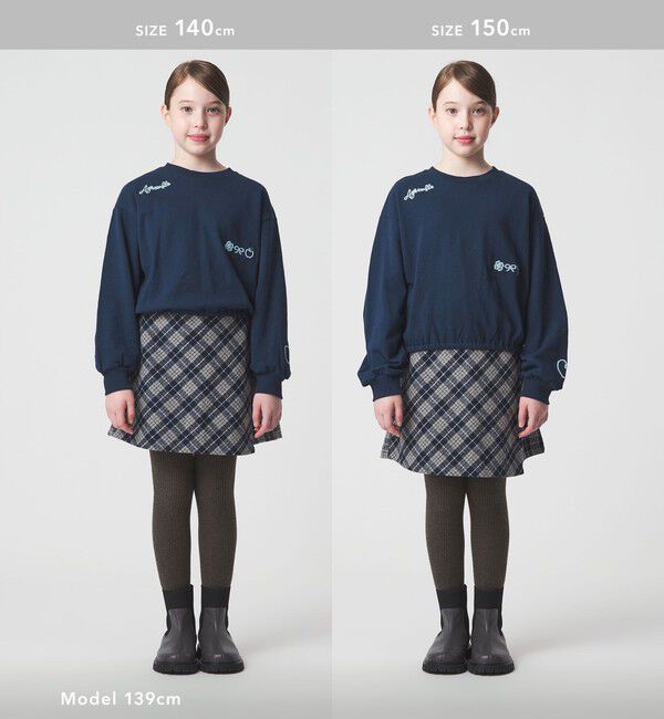 UNITED ARROWS green label relaxing「チェーンステッチ 裏毛プルオーバー / トレーナー100cm-160cm」|Tシャツ・カットソー|