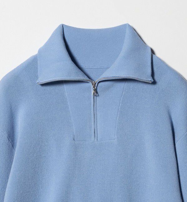UNITED ARROWS green label relaxing「ハーフ ジップ プルオーバー ウォッシャブル」|ニット・セーター|