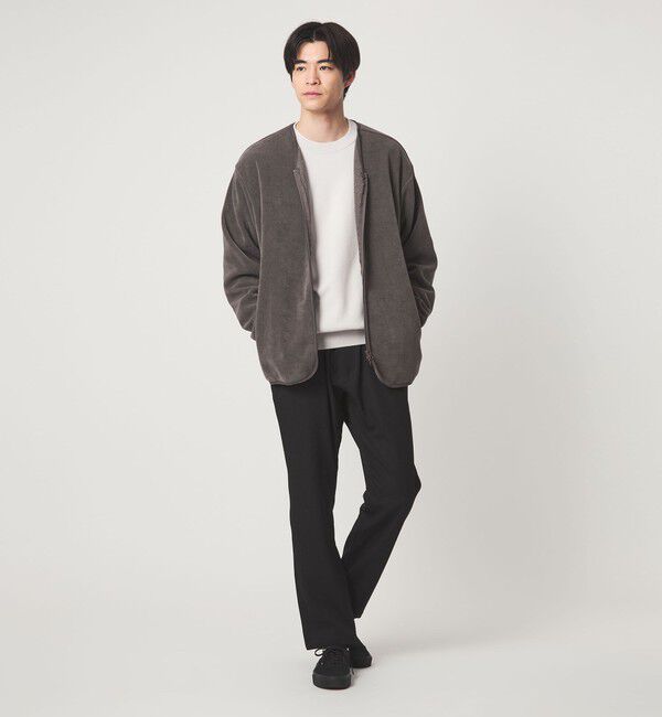 UNITED ARROWS green label relaxing「カット コール ボア ブルゾン」|カーディガン|